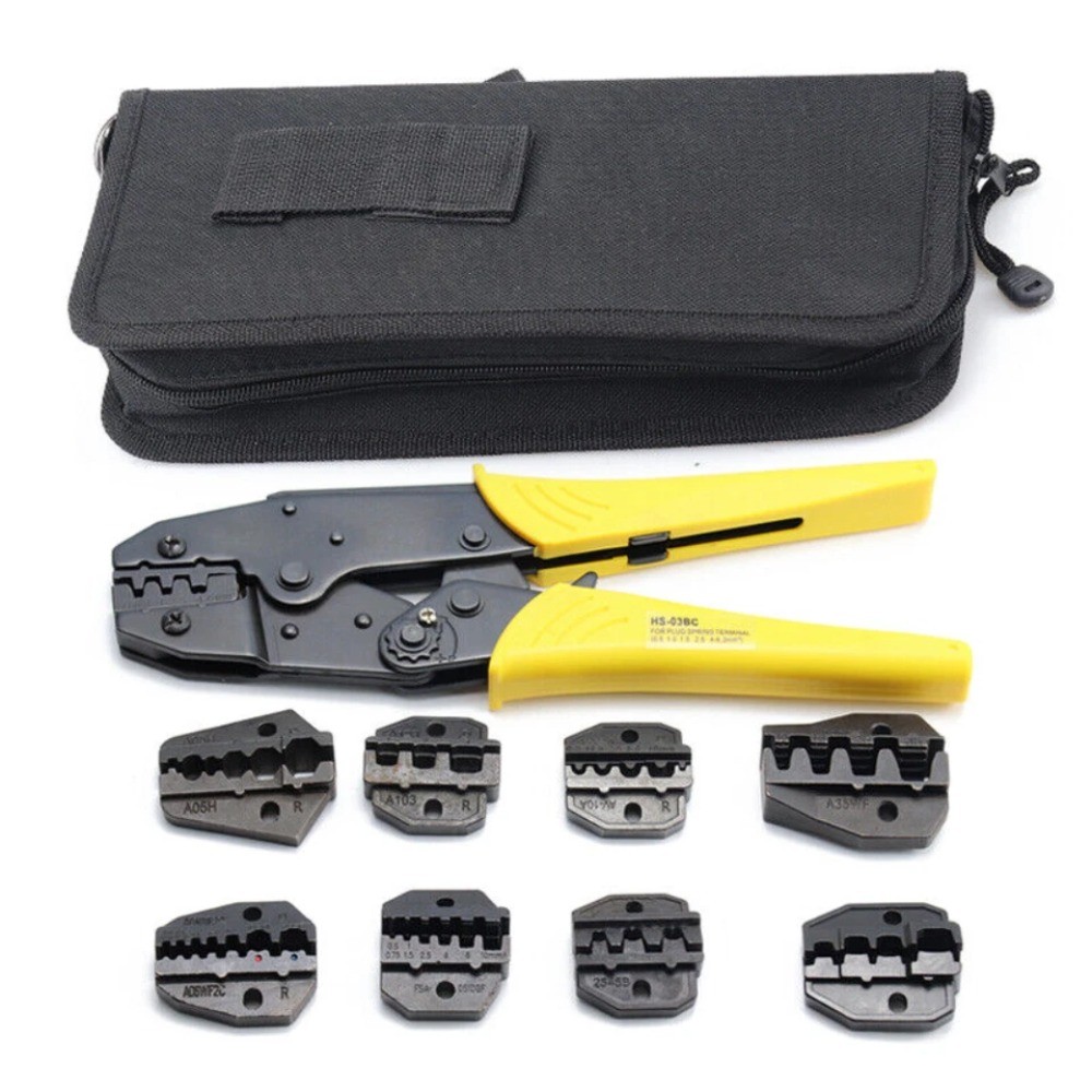 500X Non-Insulated U Shape Copper Terminals Crimp Assortment Kit For Cable Wire