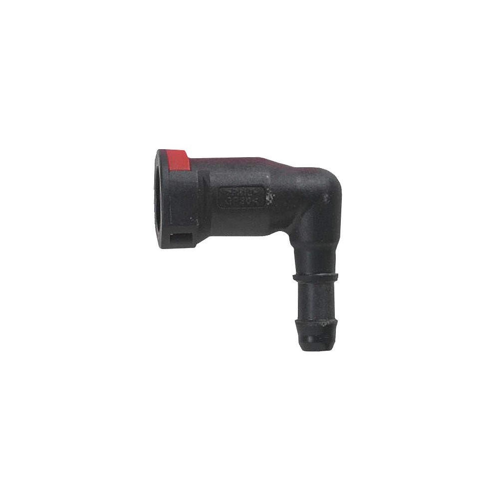 SUR&R KP135 Quick Connector,Automotive,Black,PK2 52HH91