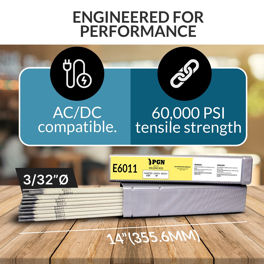 E6011 Welding Rod 3/32″ 5LB – Stick Electrodes – 770456, 31105