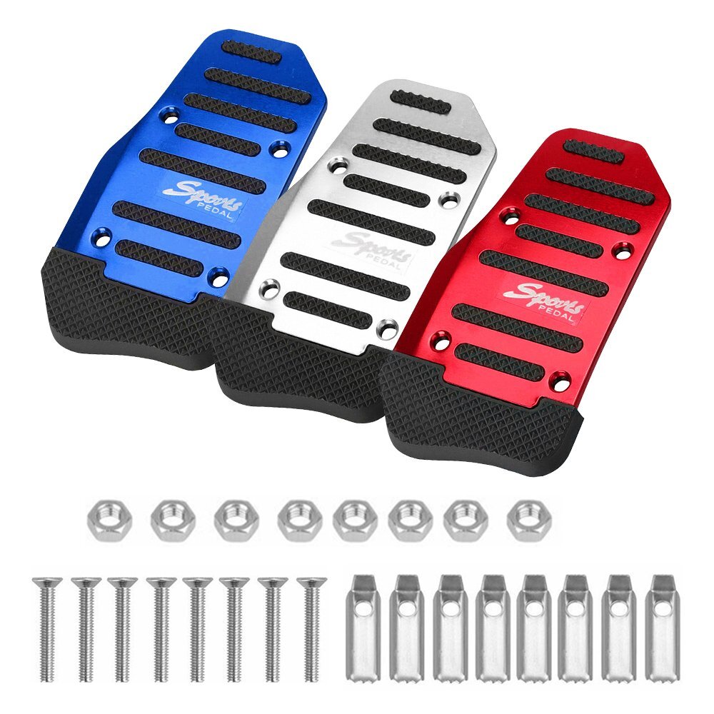 [3 color]Universal Non-Slip Automatic Gas Brake Foot Pedal Pad Cover Accessories