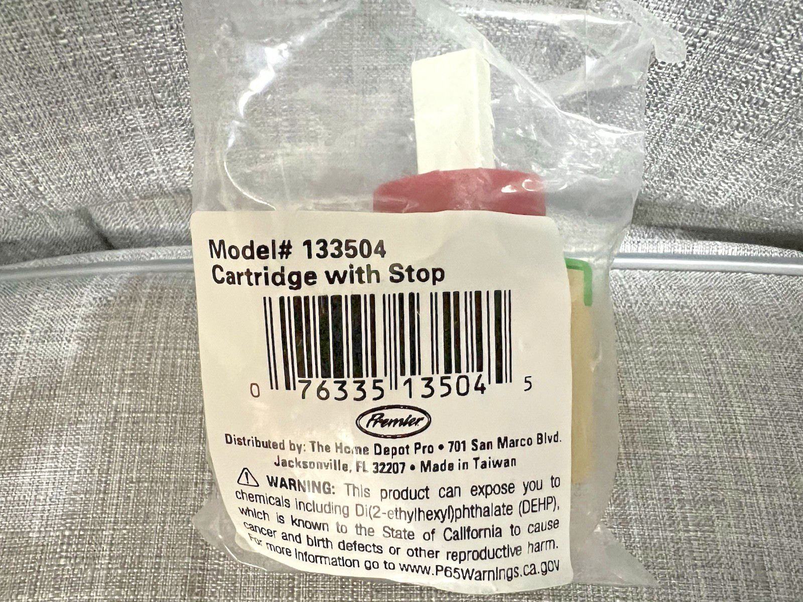 NEW Premier Faucet Cartridge with Stop Brass Replacement Valve FREE SHIPPING