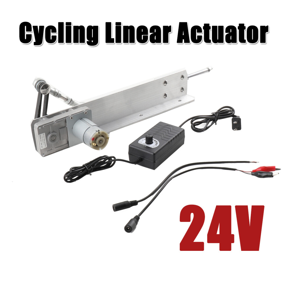 DC24V Adjustable Stroke 150MM 120RPM Cycling Reciprocating Linear Actuator Motor