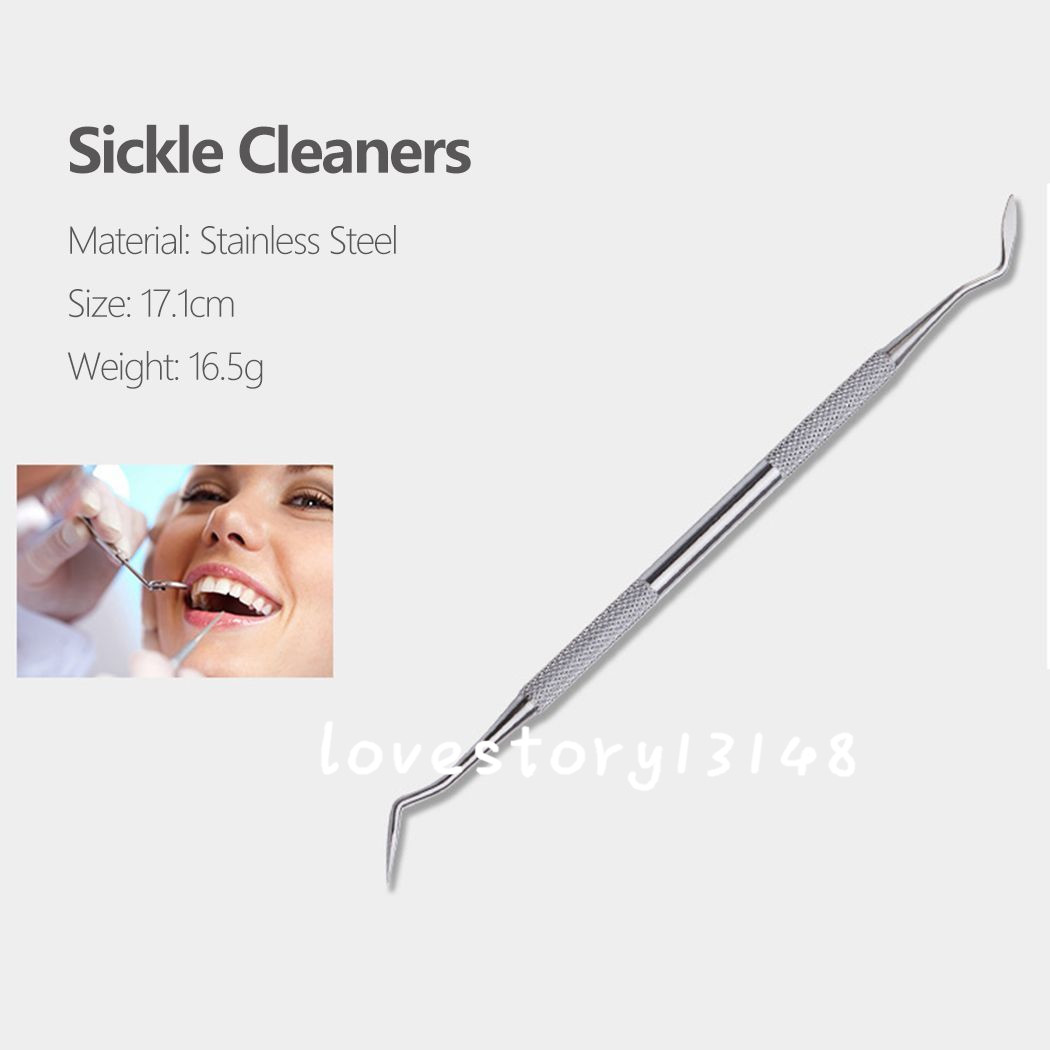 Dental Set Dentist Teeth Oral Clean Probe Tweezers Stainless Steel Tools Choose