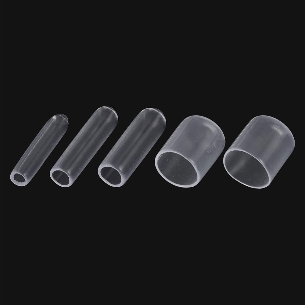100pc Round Rubber End Cap Vinyl Cover Screws Bolts Tubes 6mm 9mm 12mm 16mm 19mm