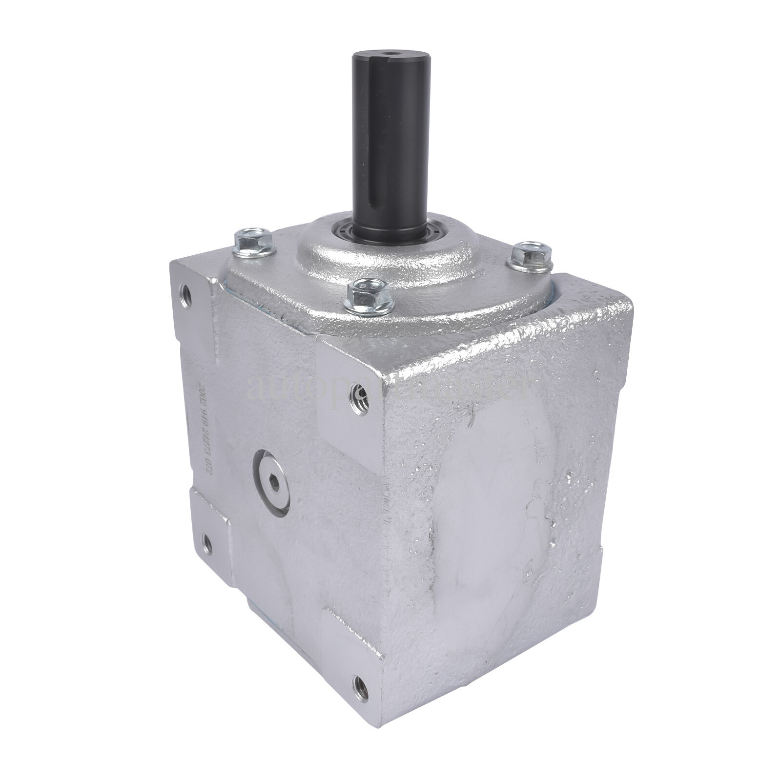 40 HP 1,800 Max RPM Right Angle Bevel Gearbox with 2 Keyed Shafts CW/CW 1:1