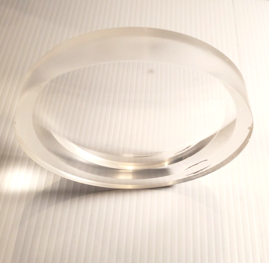 Barium Fluoride BaF2 Glass Concave Convex Optics 127mm Lens New 2nd Quality
