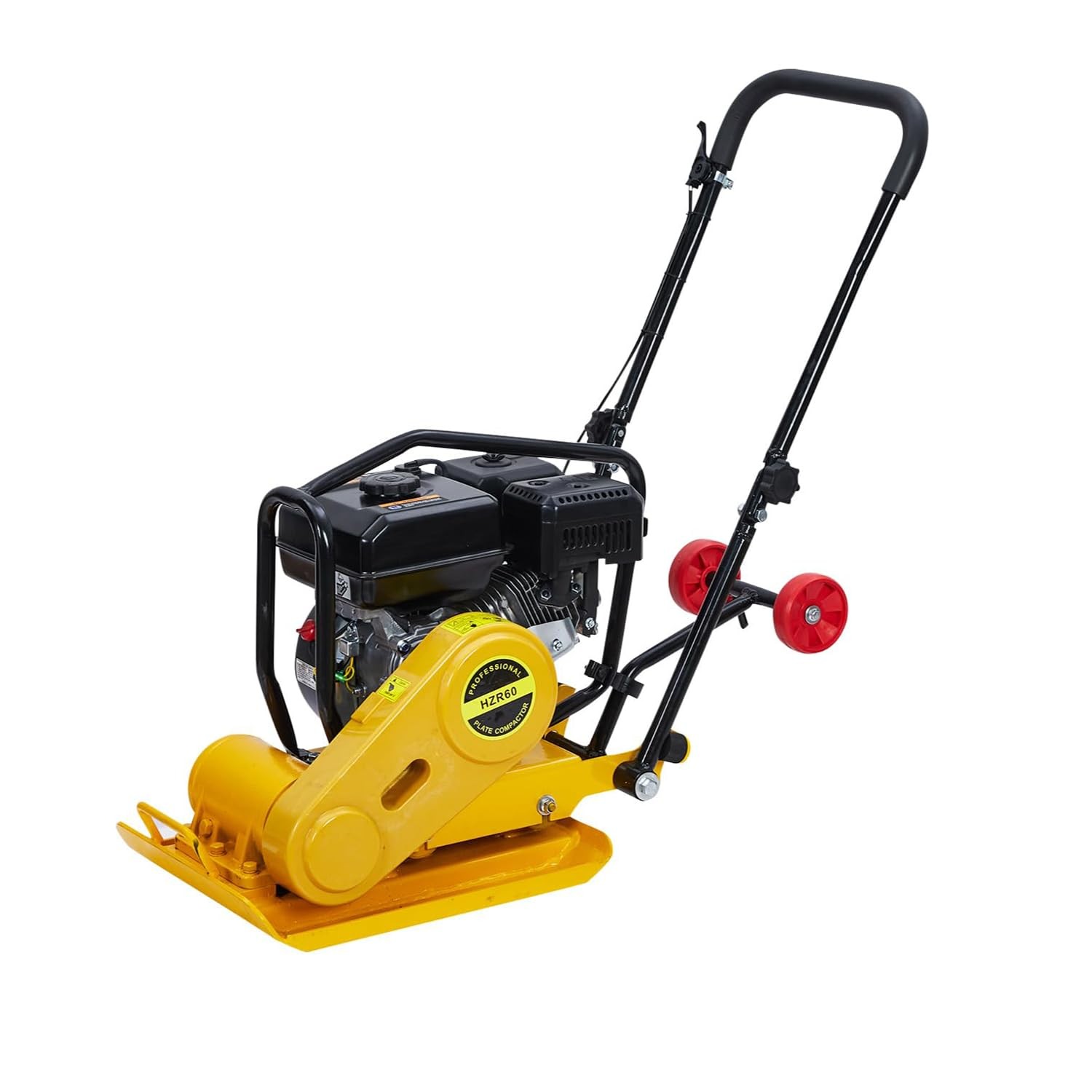 7HP Plate Compactor 4200Lbs Force 5600 VPM for Soil & Gravel Heavy Duty