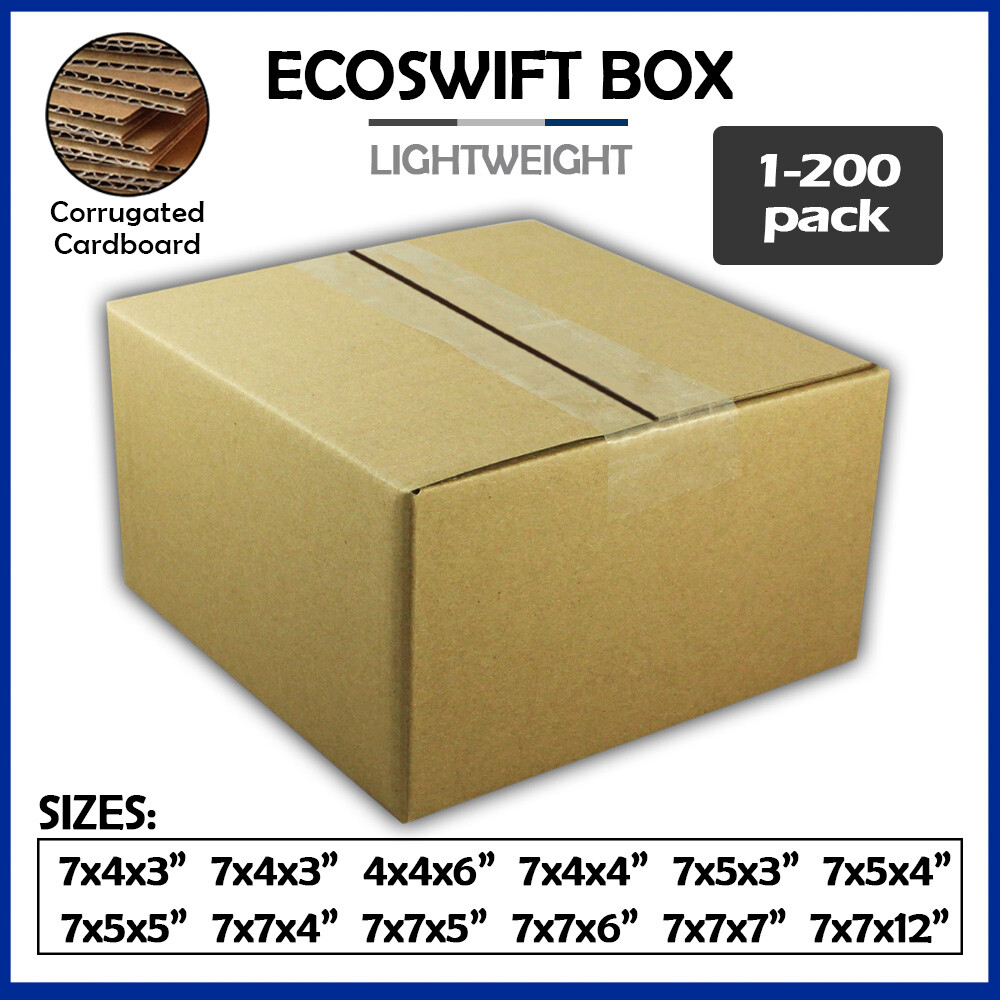 7″ Corrugated Cardboard Boxes Shipping Supplies Mailing Moving – Choose 11 Sizes