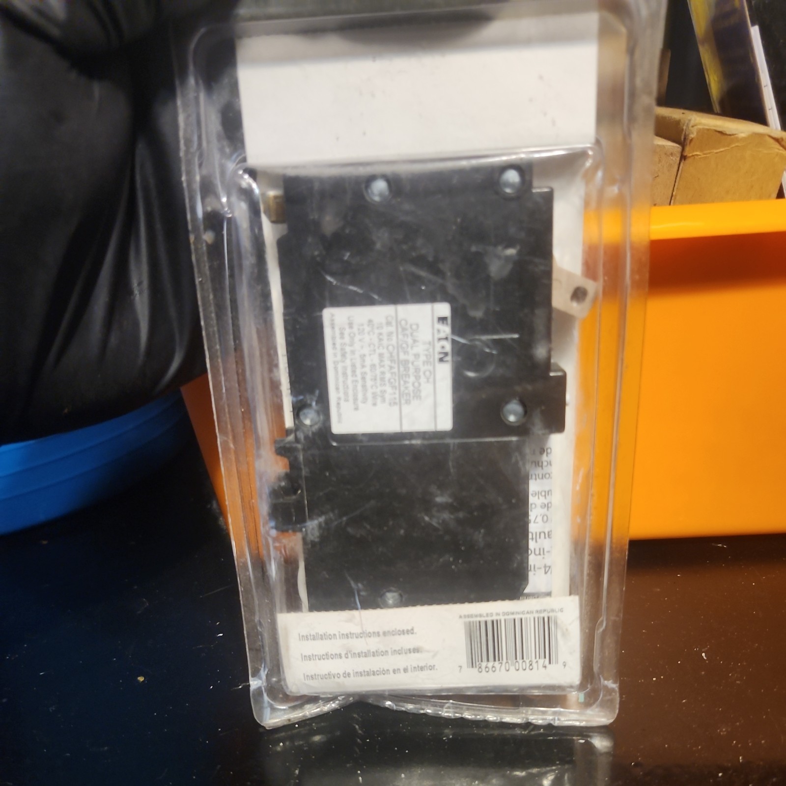 Eaton CHFAFGF115CS 1-Pole 15A Dual Function Circuit Breaker
