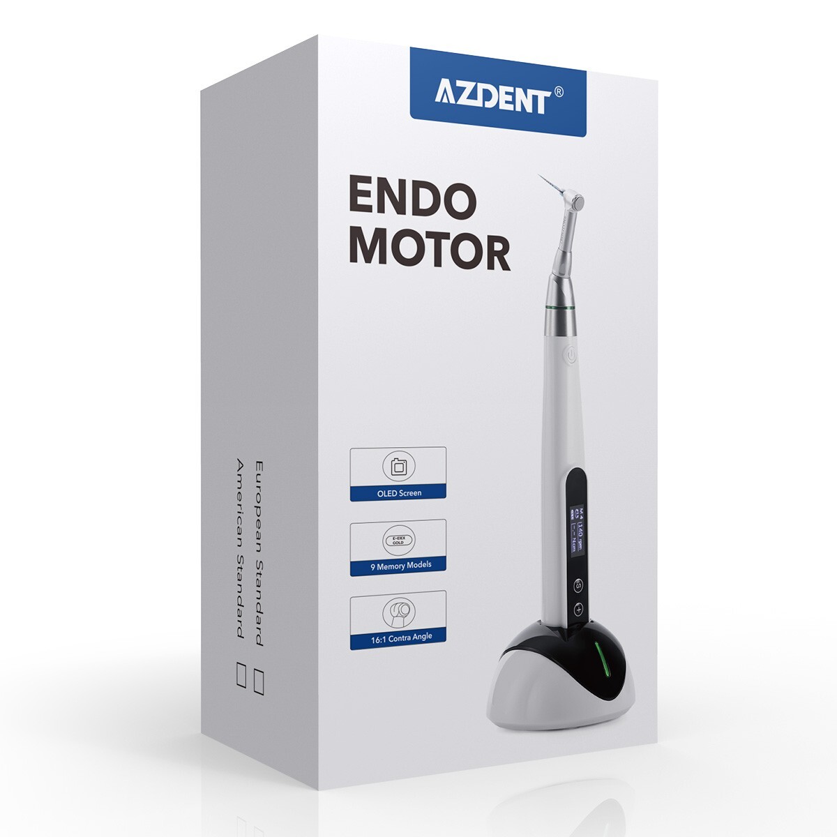 Dental LED Wireless Endo Motor 16:1 Reciprocating Root Canal/16:1 Head Handpiece