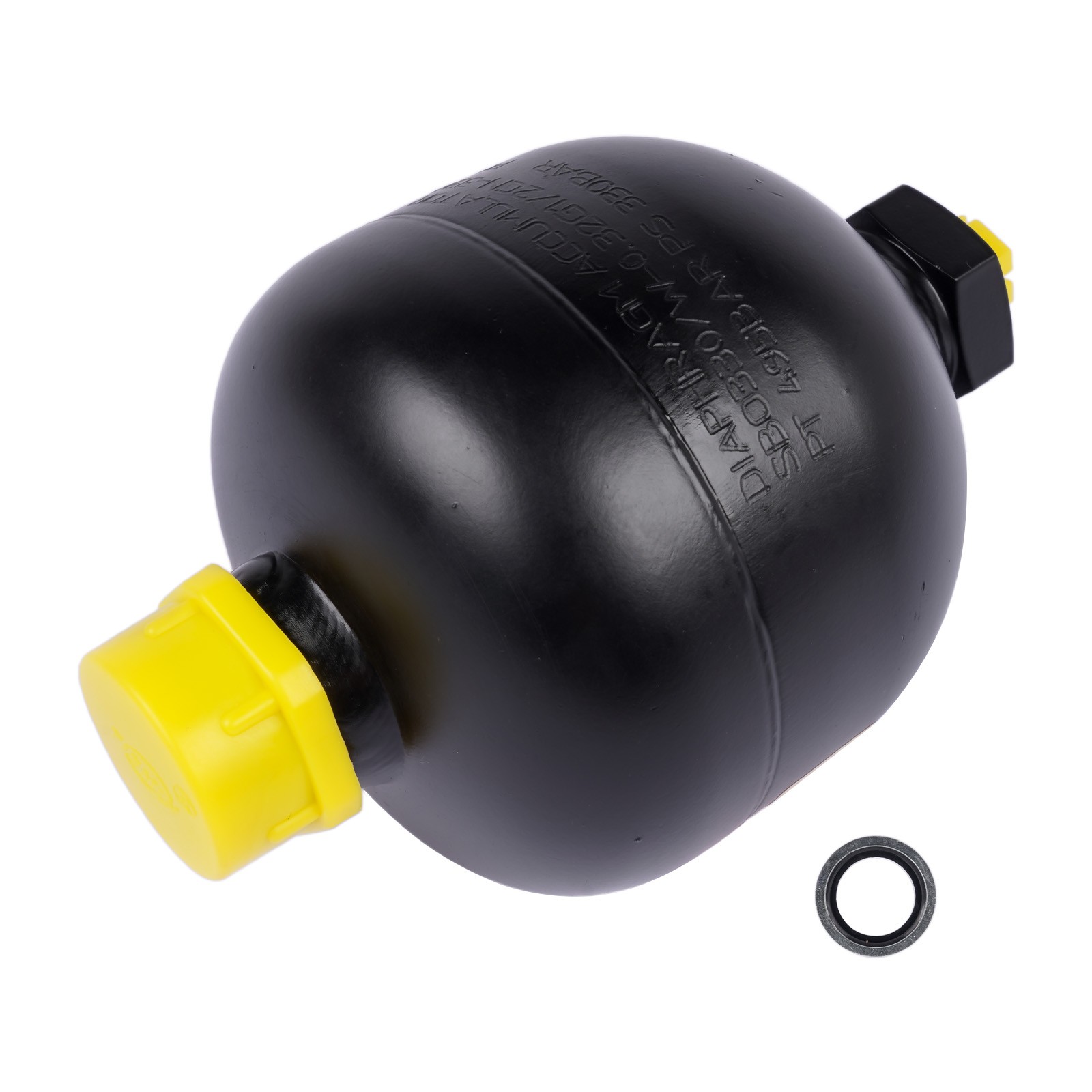 Hydraulic Diaphragm Accumulator 4786PSI,20 cu in (0.32L) ,Thread G1/2 (ISO 228)