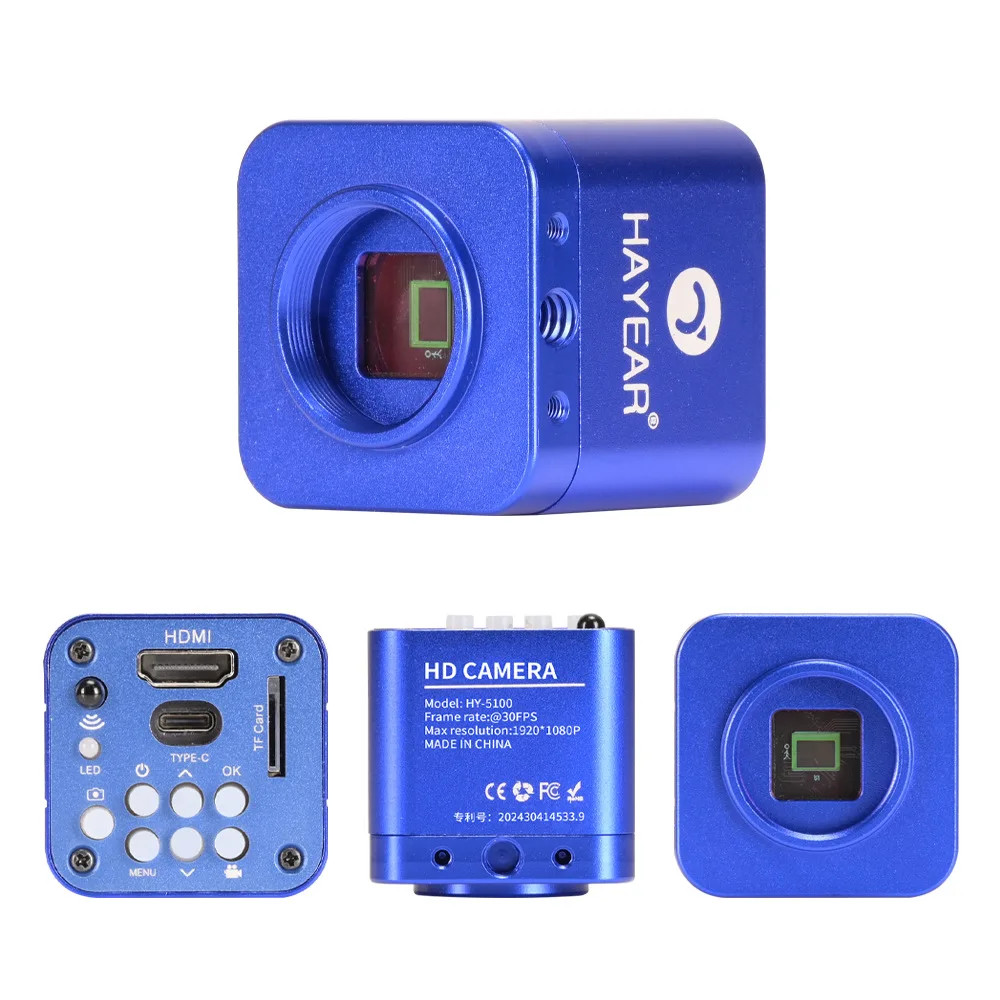 4K HD Electronic Eyepiece Cameras 24MP CMOS HDMI USB Digital Video Microscope