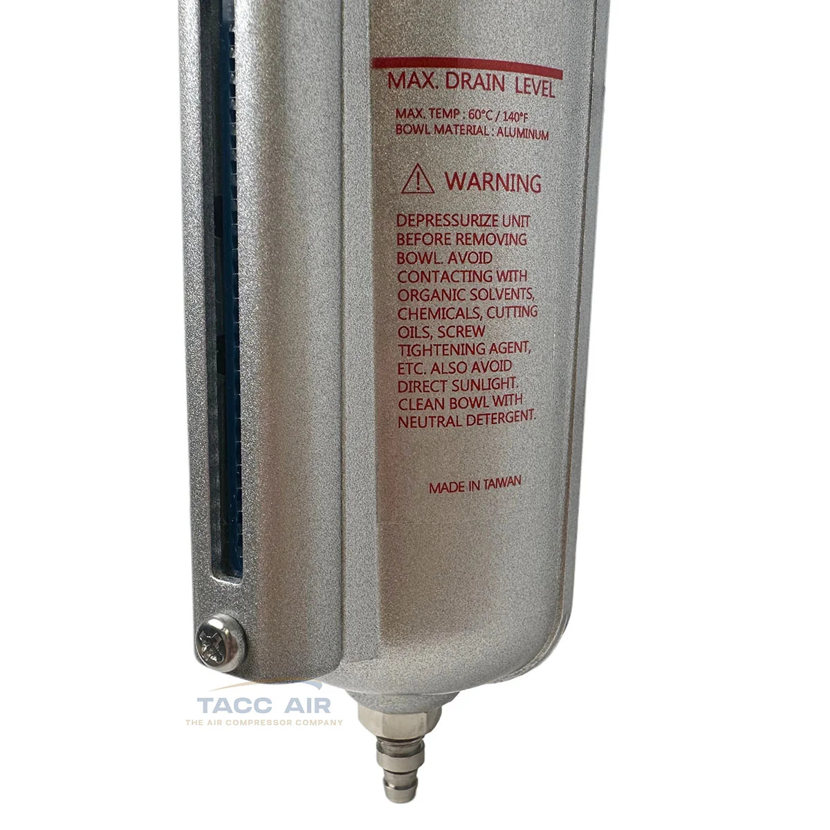 0.01 Micron Oil Coalescing Filter 1/2″ NPT Compressed Air Compressor Separator