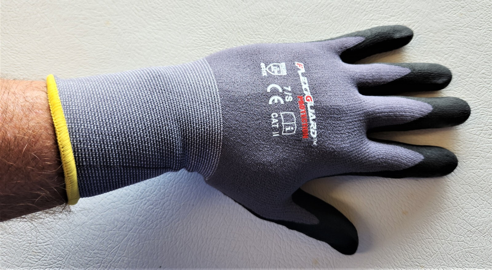 12-Pair Flexi-Guard D’LUXE Glove Ultra-Lightweight breathable Dotted palms