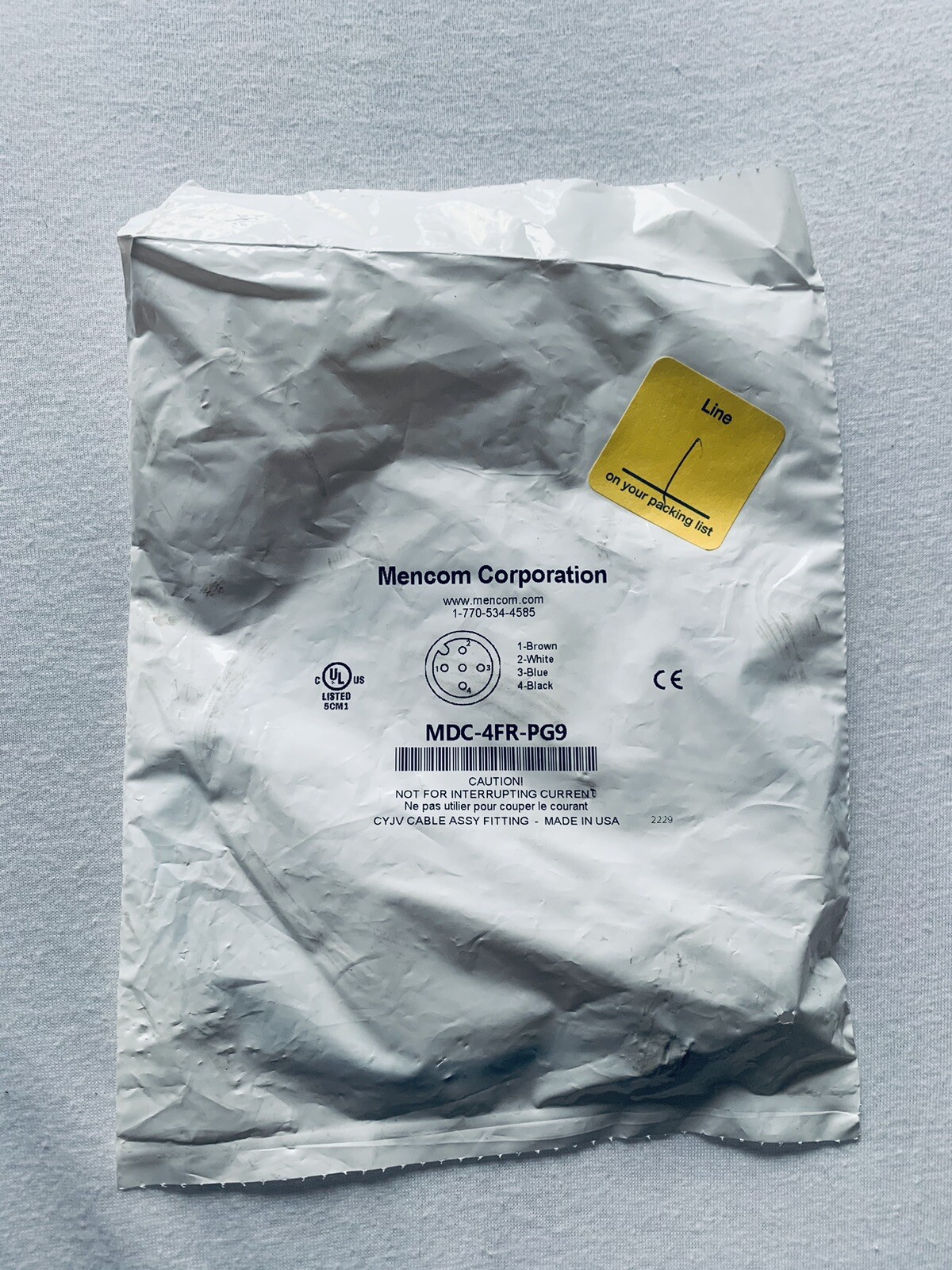 Mencom Corporation ~ MDC-4FR-PG9
