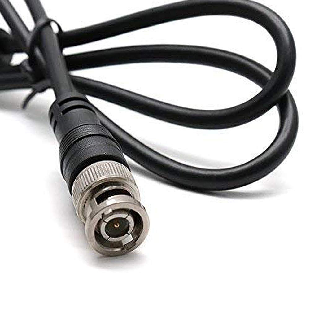 3.3Ft BNC Male to Dual Banana Plug Test Lead Coaxial Cable for Oscilloscope – 2P