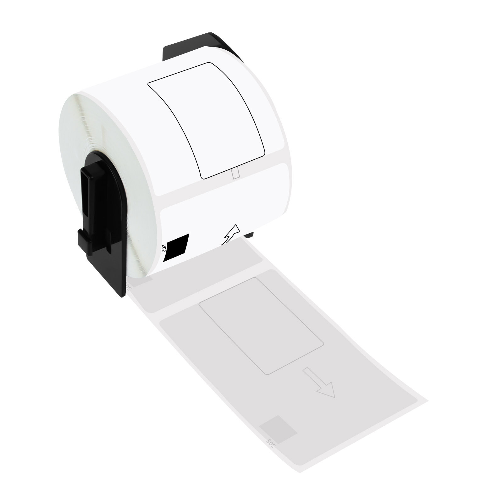 DK-1202 Shipping Labels Compatible with Brother QL-500 DK-1202 (2.4 in x 3.9 in)