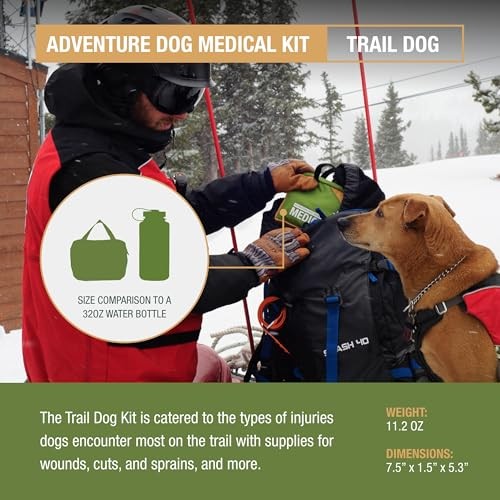 Adventure Medical Kits Trail Dog First Aid Kit – Pet Supplies with Bandages