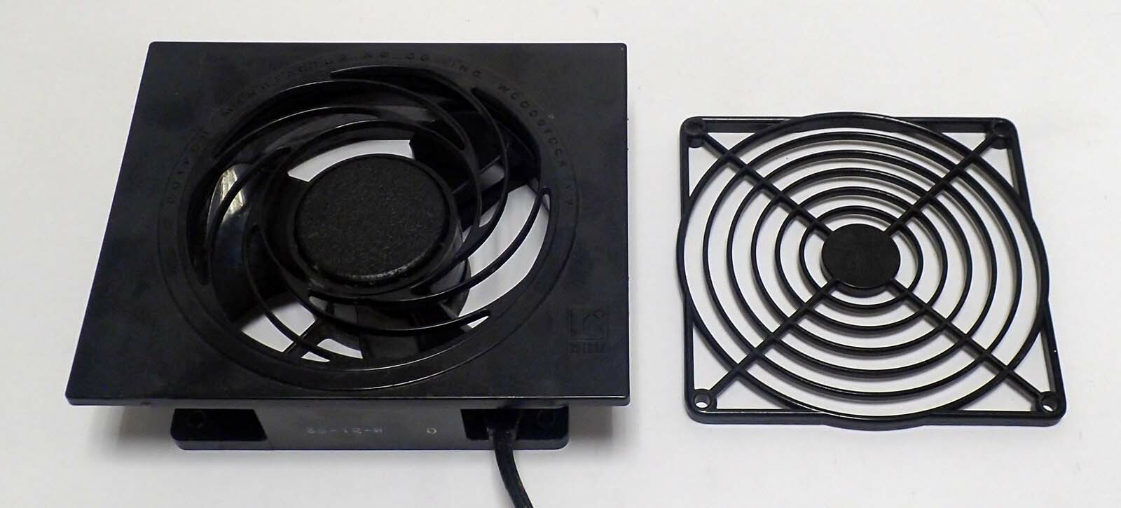 ROTRON WHISPER WR2A1 115V 50/60 Hz AXIAL FAN WITH COVER 56 CFM 120mm X 120mm