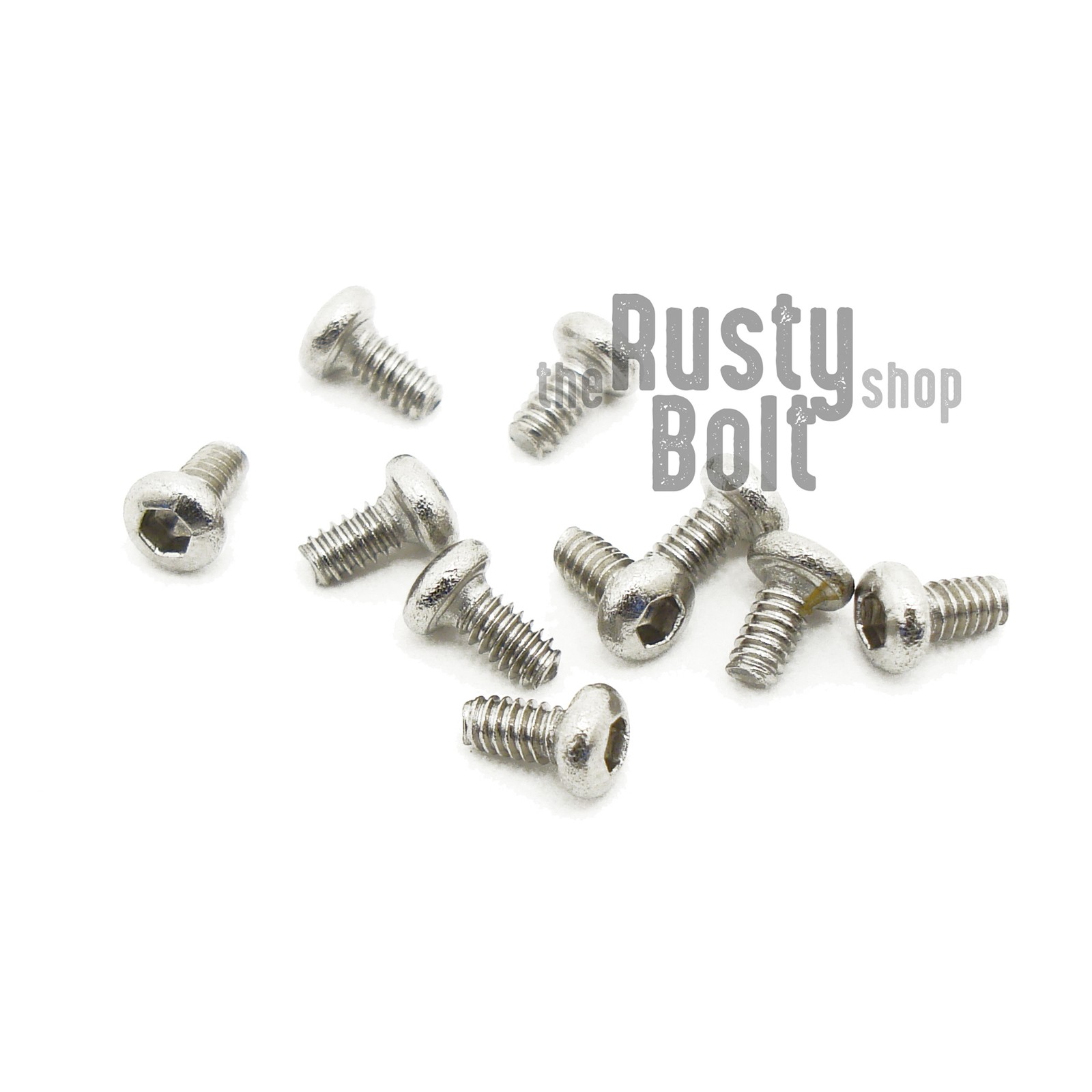 M1.6 x 3mm, Socket Button Head Screws, A2 304 18-8, Stainless Steel
