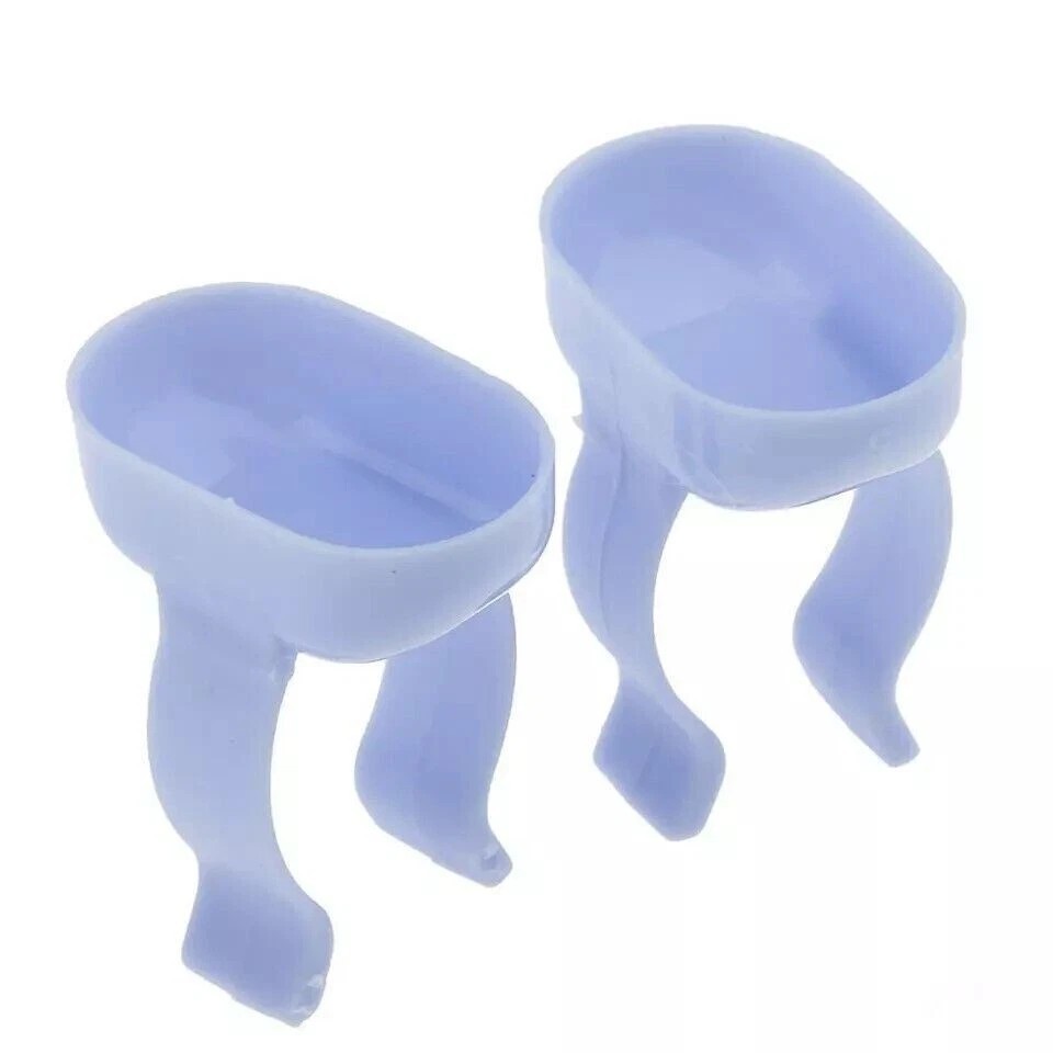 100 Pcs/Bag Disposable Dental Plastic Endo Mixing Endo Finger Ring Bowl Cup Tool