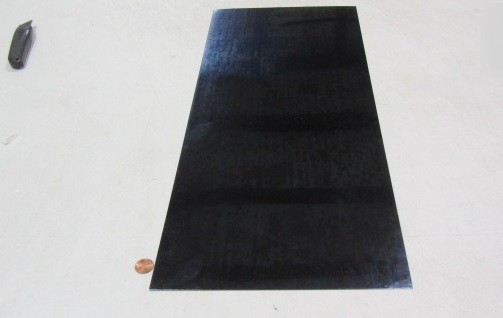 Blue Tempered Spring Steel Shim 0.050″ x 12.375″ x 24″ Length