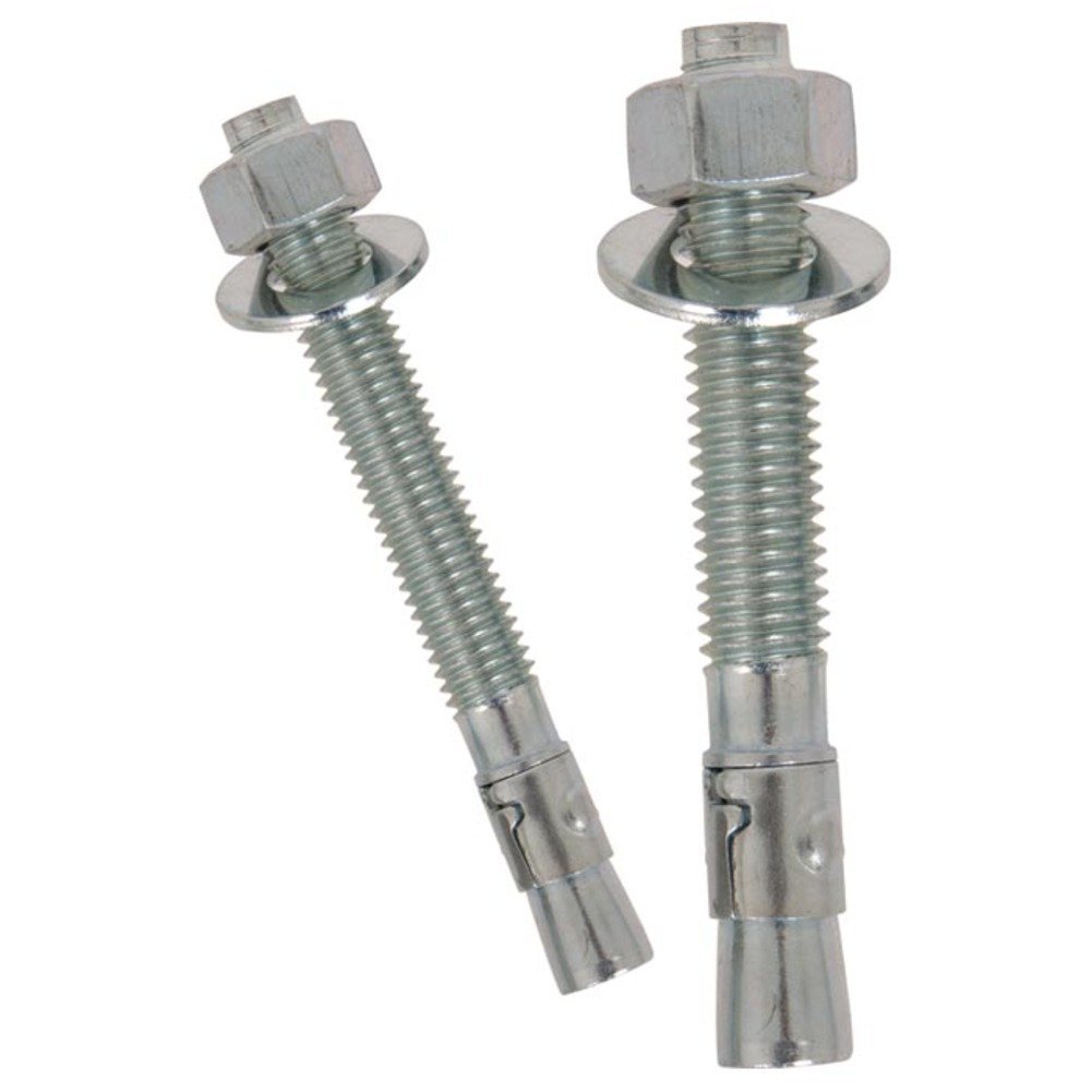 (Qty 100) 5/8-11 x 7″ Concrete Wedge Anchor Zinc Plated
