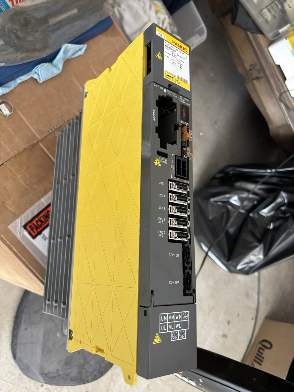 FANUC A06B-6096-H206 Servo Amp FOR PARTS ONLY Will Run Perfect After 50-60mins