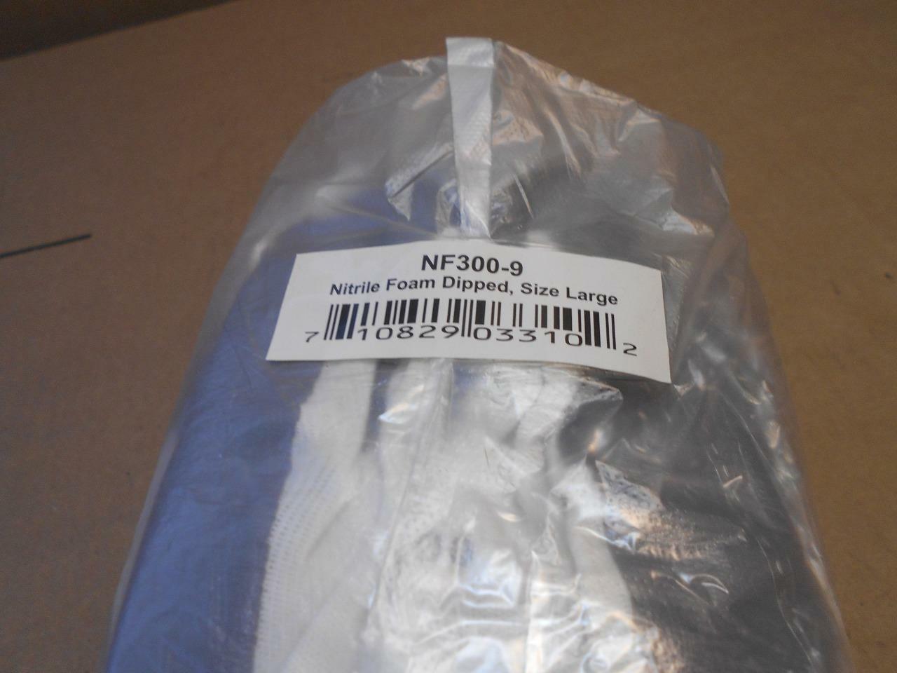 Grey Nitrile Dipped Poly Work Gloves ( 12 Pairs ) 1 Dozen ~