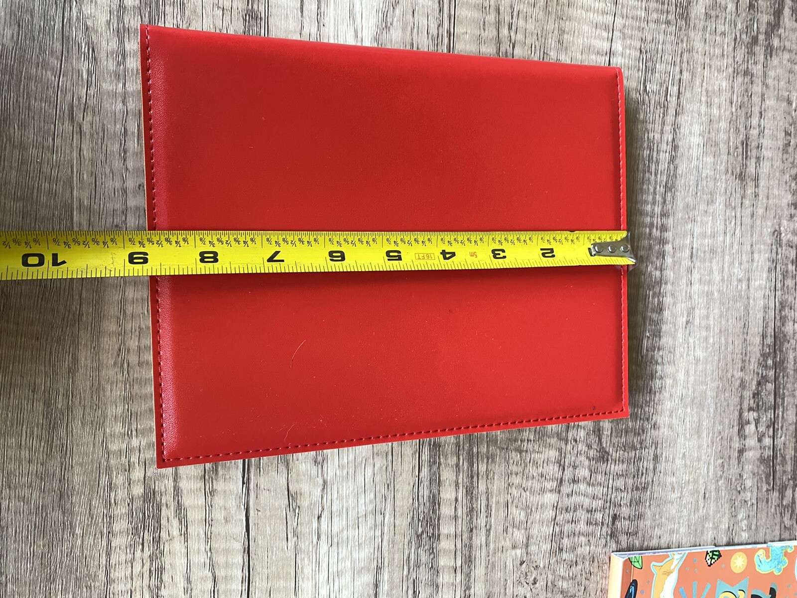 5 X 8 Padfolio Faux Leather With Notepad Card And Pen Holders