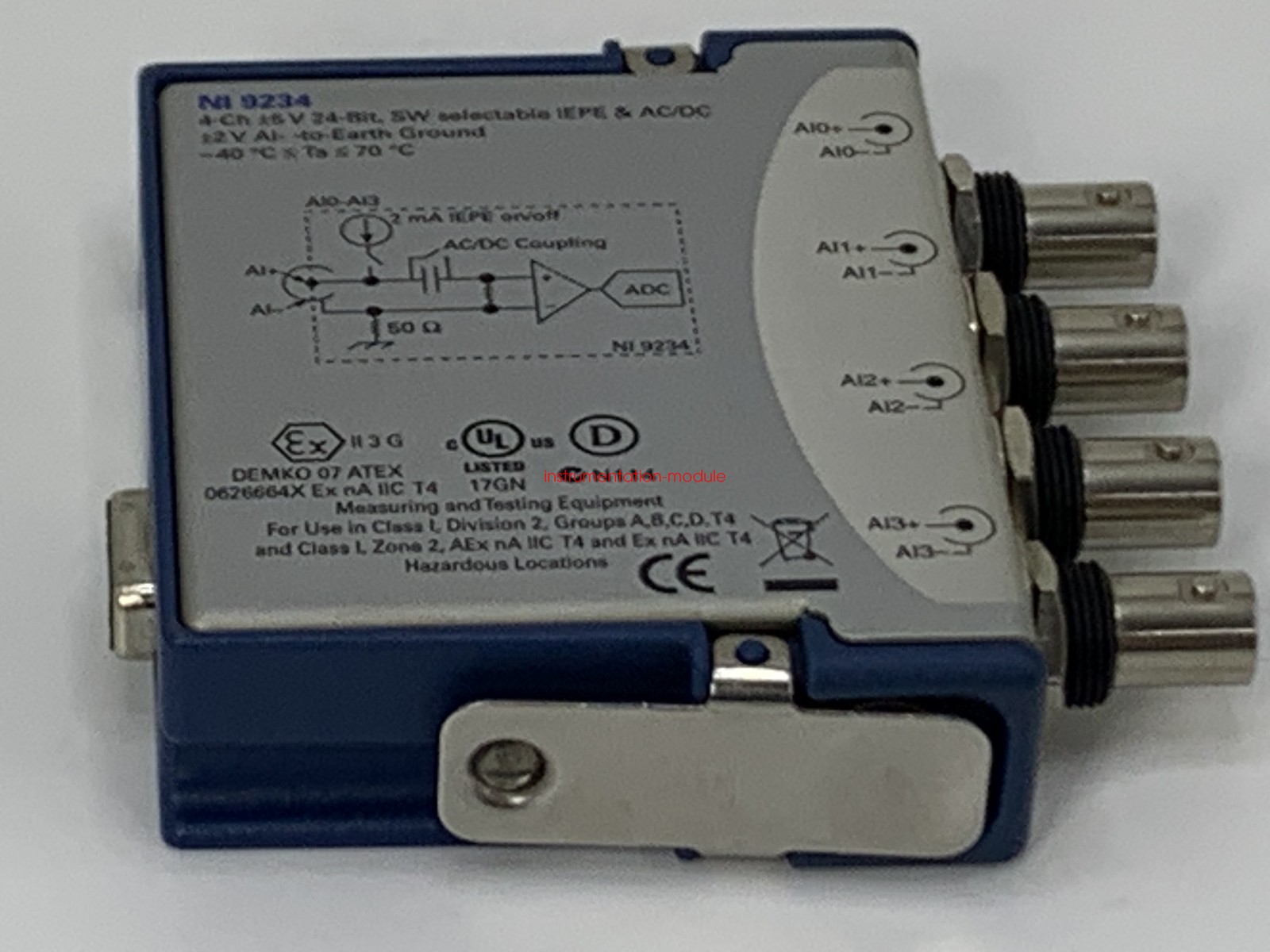 Used National Instruments NI-9234 Sound and Vibration Input 779680-01