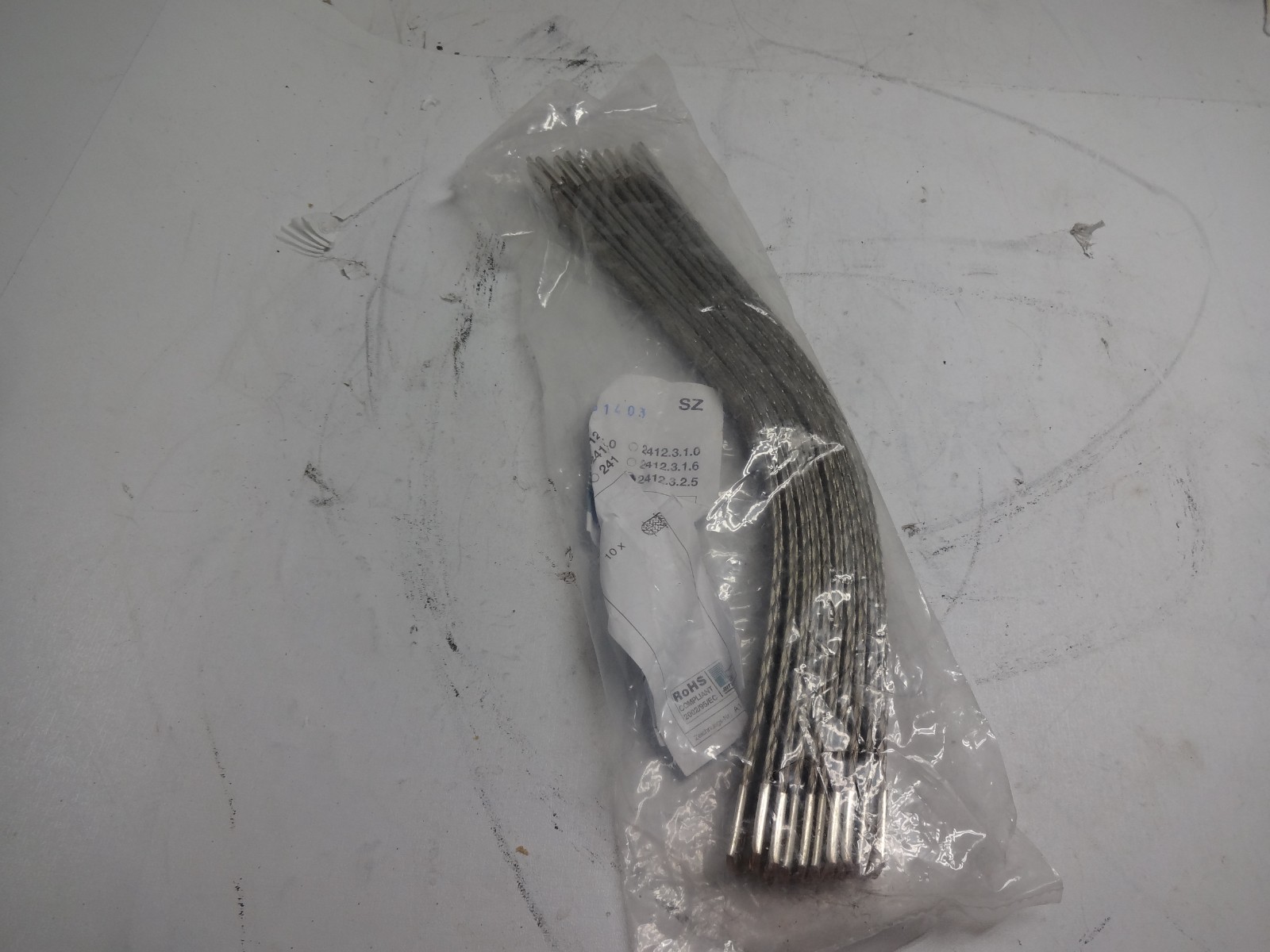 New Bag of 10 Rittal 2412.3.2.5 Ground Strap