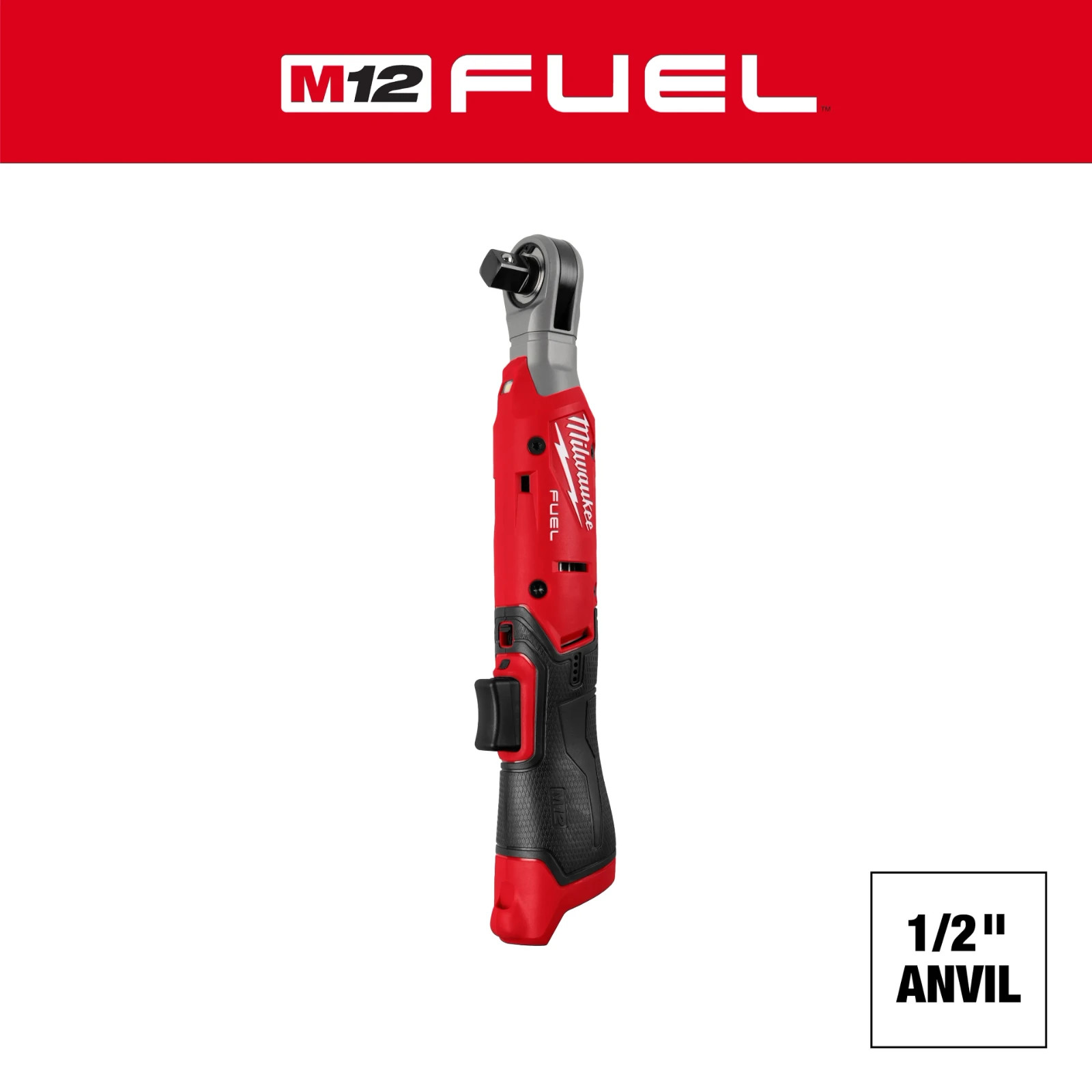 Milwaukee 3054-20 M12 FUEL 1/2 inch Ratchet Baretool NEW! Authorized USA Dealer