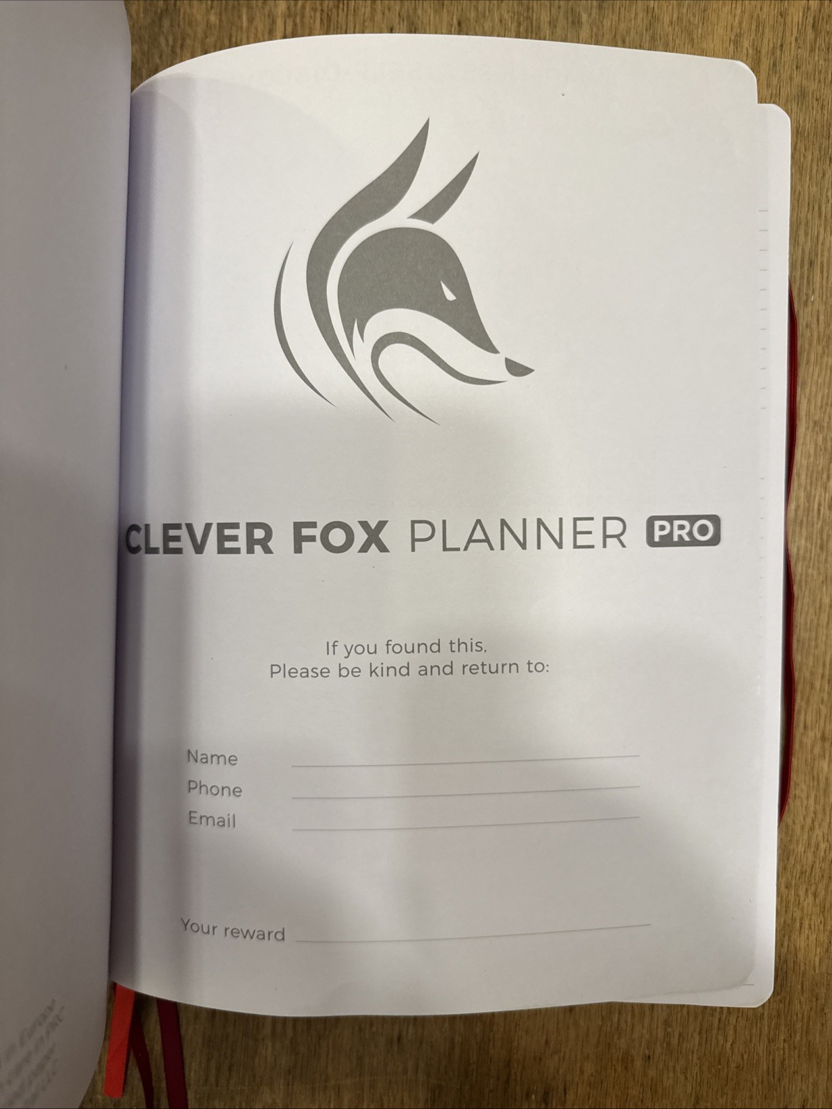 Clever Fox Planner PRO Undated Weekly Agenda Planner READ
