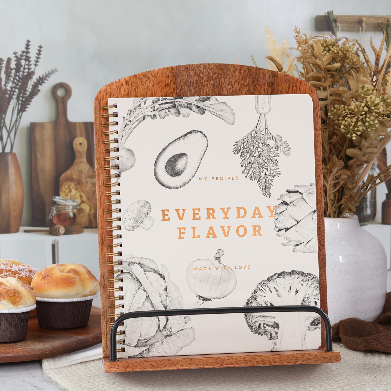 Aesthetic Blank Recipe Book for 100+ Cherished Meals – 8.27 x 10 IN, Beige