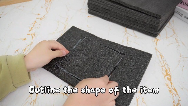 32 Pcs Black Foam Sheets 12″ x 8″ x 0.5″ – Packing, Craft, Moving, Shipping Padd