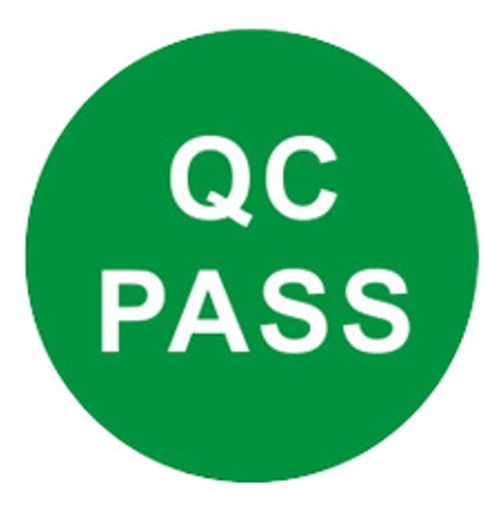 950 Green 0.4″ QC Passed Stickers Inventory Product Quality Control Pass Labels