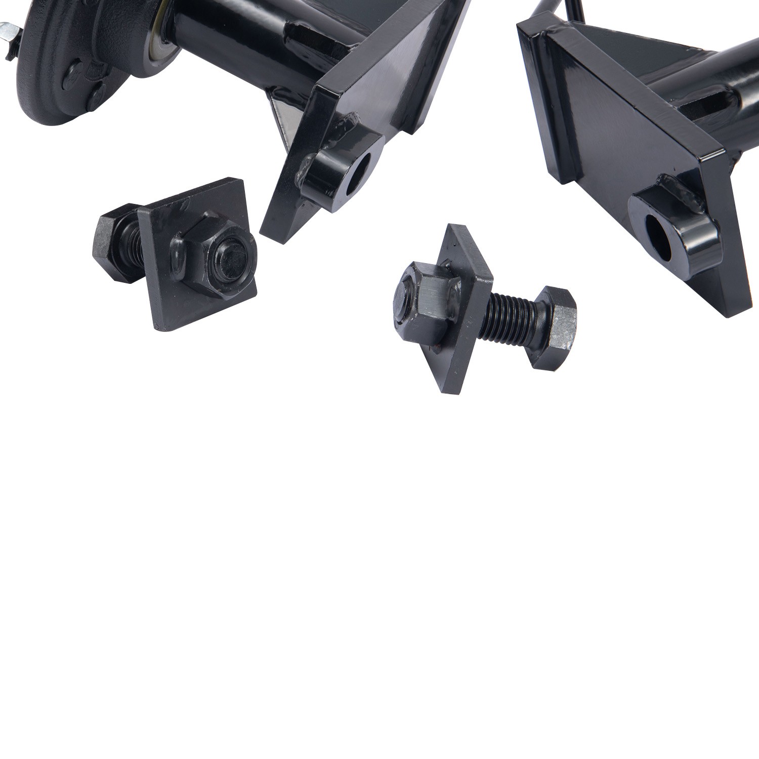 2pcs 8000LB 8×6.5 Lug Superior Shipping Container Wheels,Bolt-on Spindle Kit