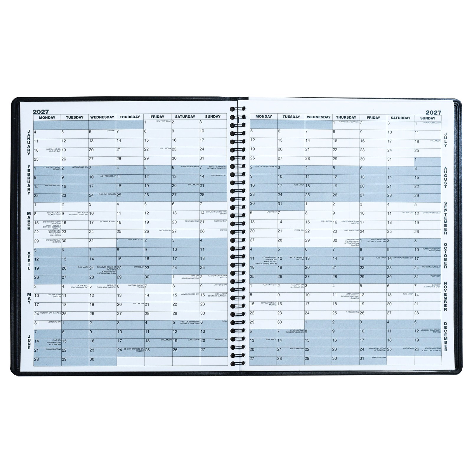 2026 At-A-Glance 70-260-05 15-Month Monthly Planner, 9 x 11″, Black Cover