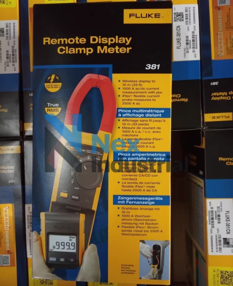 1PC NEW Fluke 381 Remote Display True RMS AC/DC Clamp Meter with iFlex
