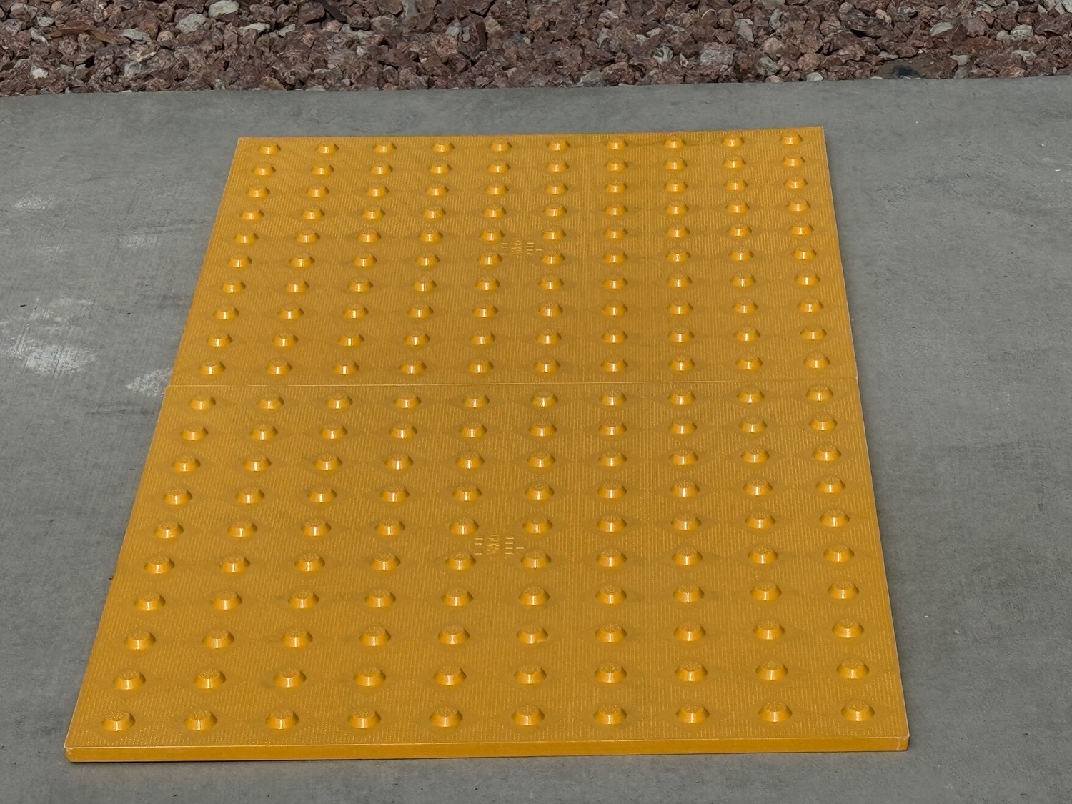Cast-in-Place ADA Tile Set (24″ x 48″) – Truncated Domes – Sandbagggy