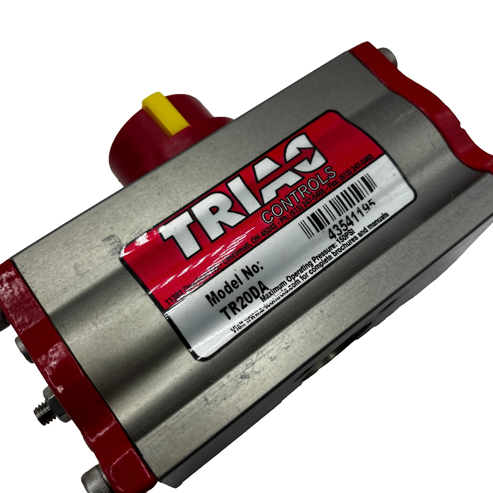 TRIAC CONTROLS TR20DA RACK & PINION ACTUATOR 150PSI TR20DA «FREE SHIPPING» 🎯