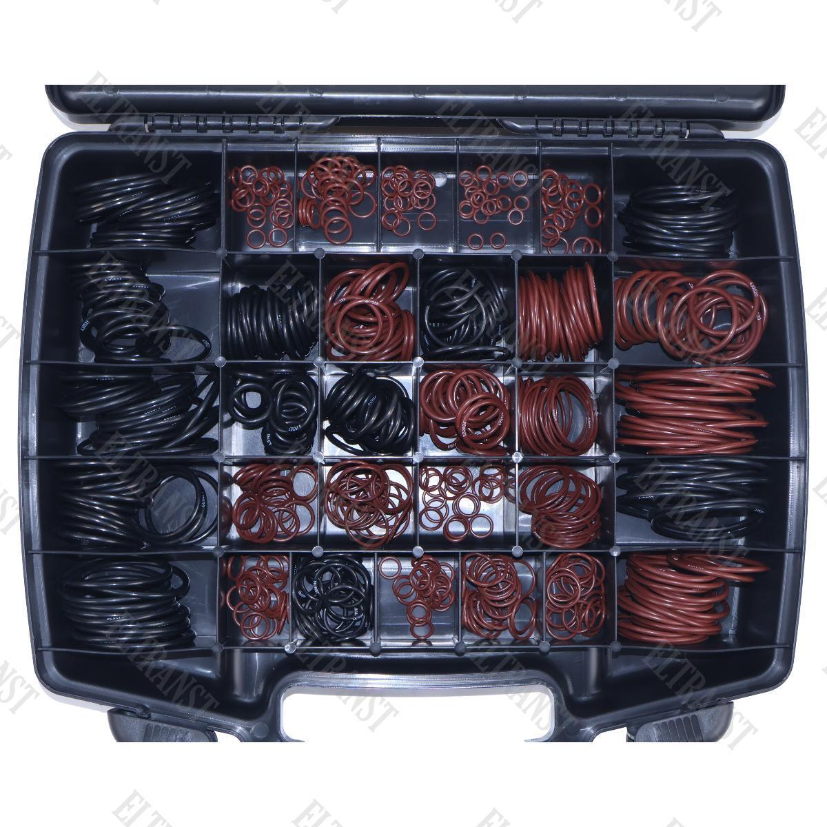 580PCS O-Ring Seal Kit 270-1528 4C-4782 for Caterpillar Nitrile Material 90Shore