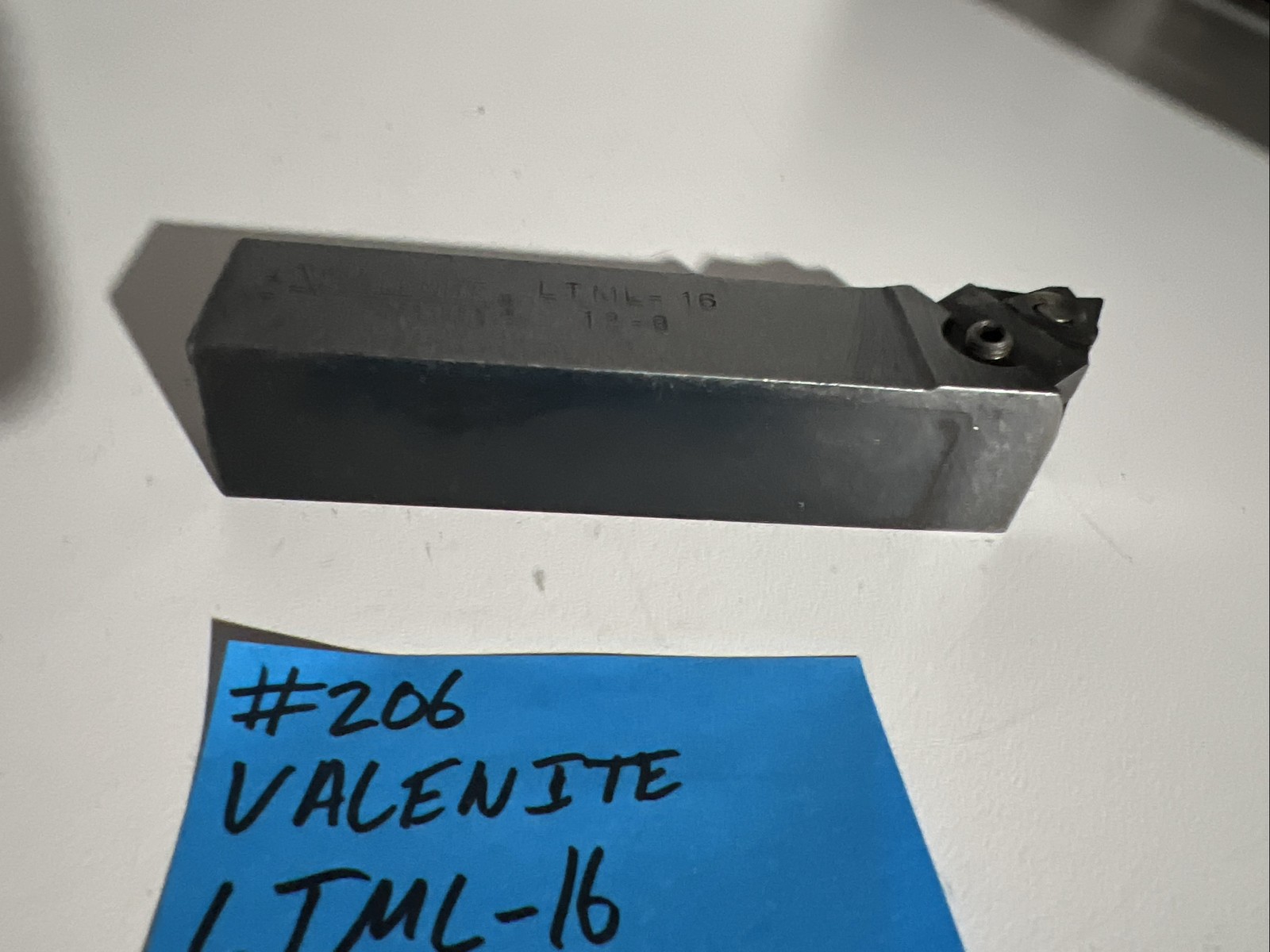 valenite LT-16 Indexible Carbide Lathe Toolholder 5”OAL 1”Shank Threading Turnin