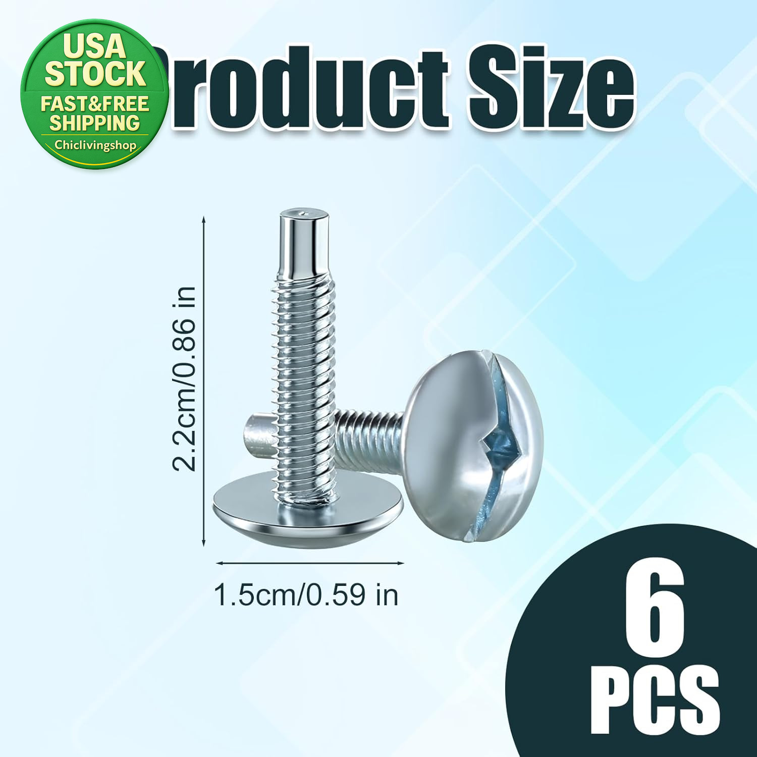 Load Center Cover Replacement Screws Zinc for Square D Siemens Murray 0.9In