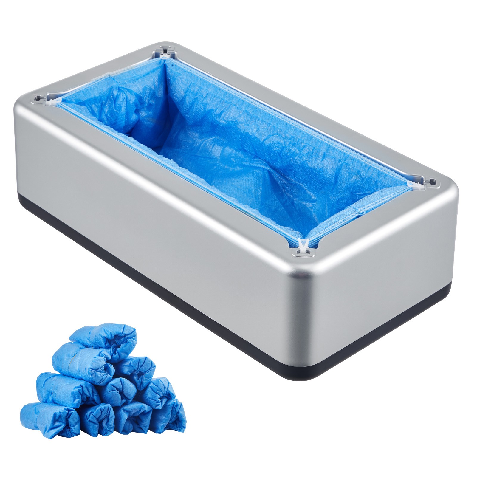 Shoe Cover Dispenser Fits Up to US 11 with 100 Disposable Plastic Covers