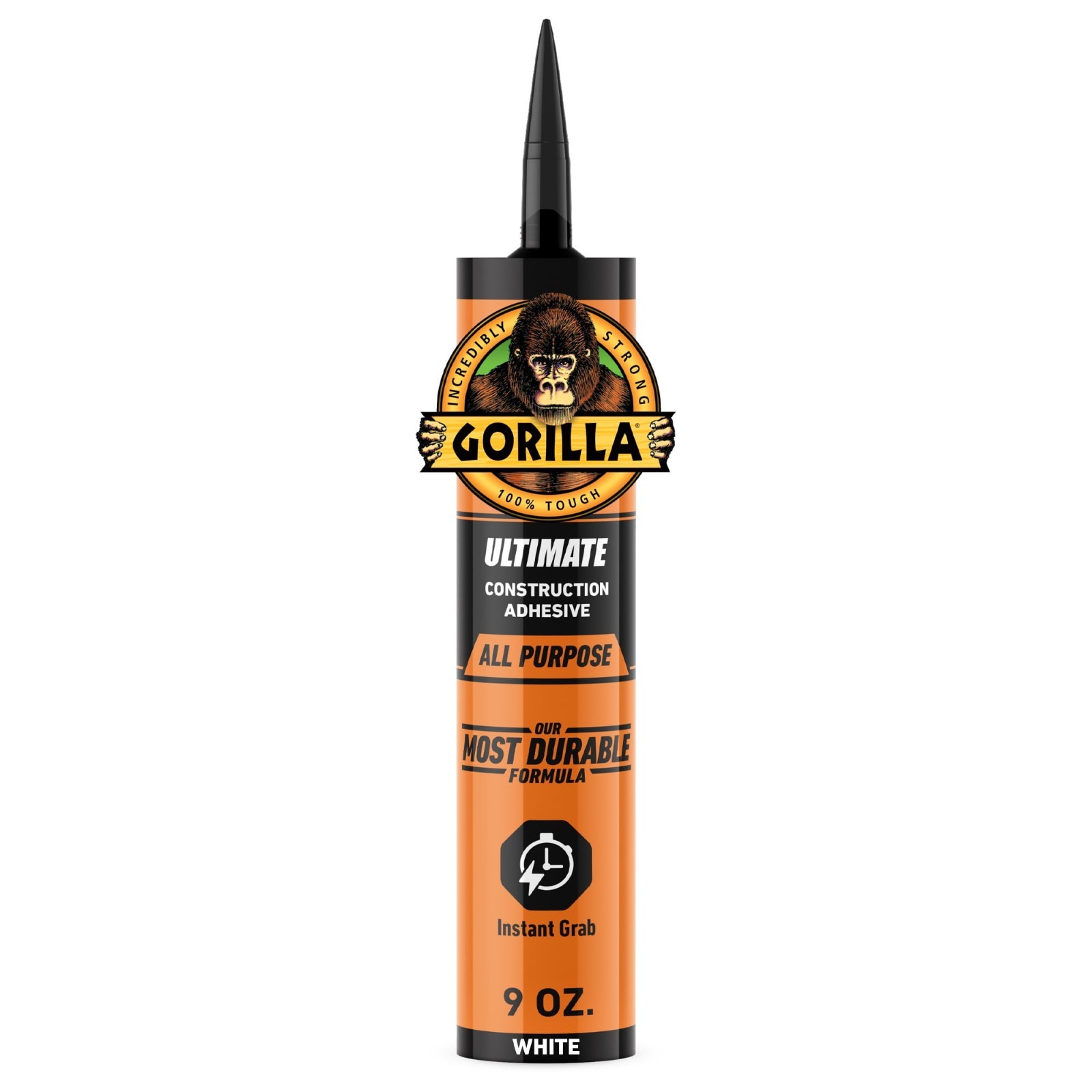 (3 Pack) Gorilla Ultimate Construction Adhesive Heavy Duty Waterproof Glue, 9 oz