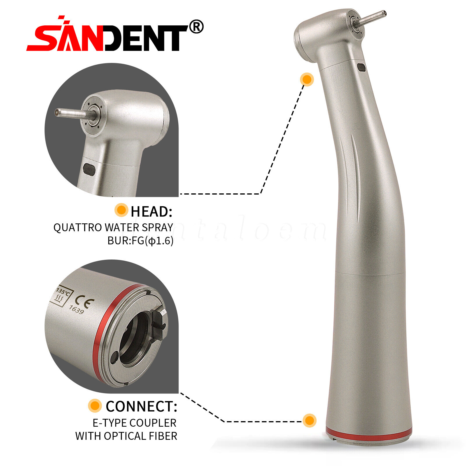 KAV Style Lux M25L Electric Dental Handpiece High Speed 1:5