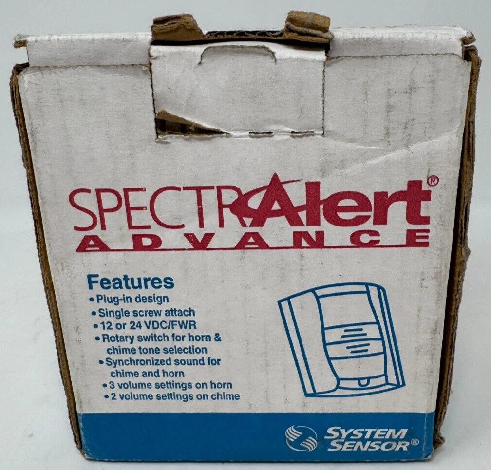 SYSTEM SENSOR SPECTRALERT ADVANCE HR HORN RED NEW