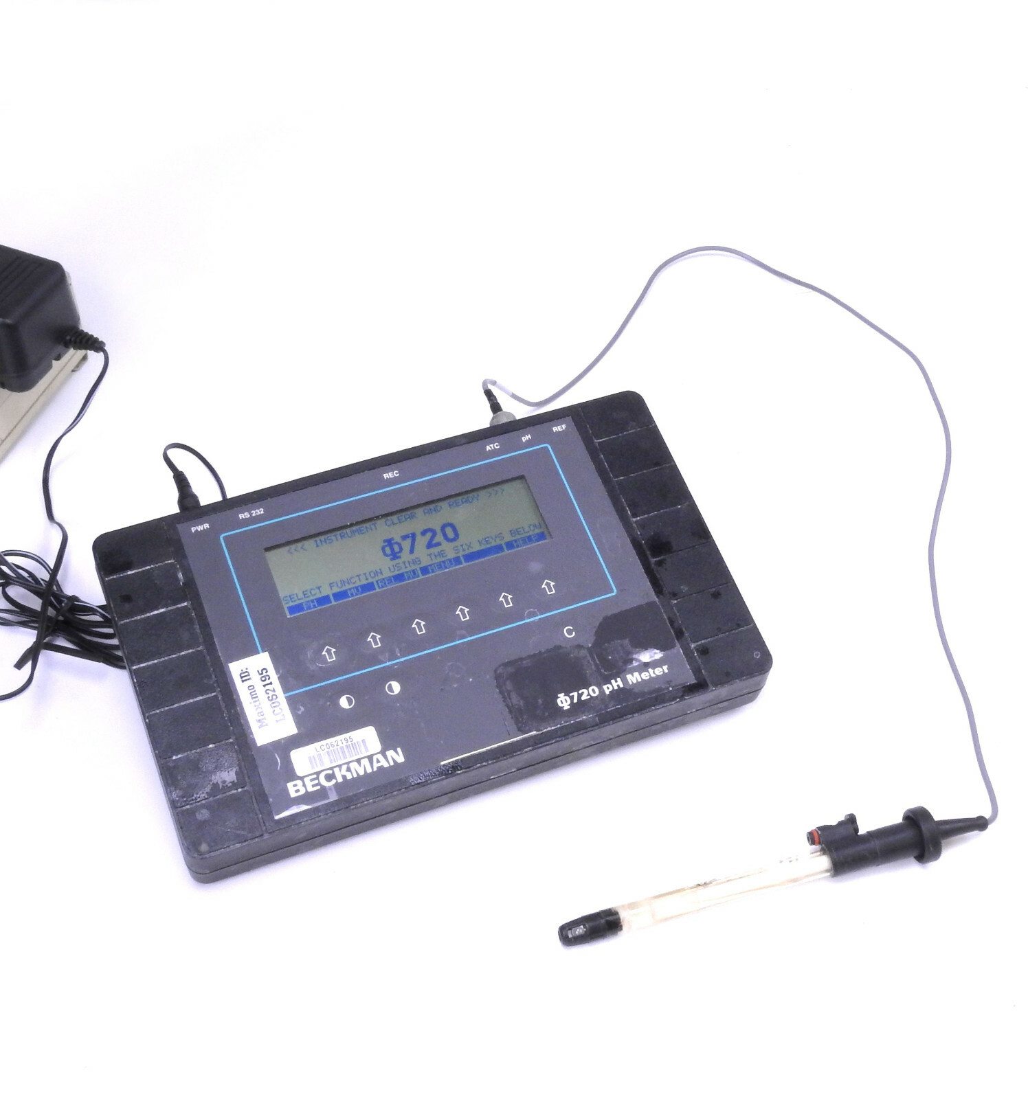 Beckman PH Meter PHI 720 Cat Number 143806 w/ Functional Electrode